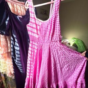 JessaKae Pink Gingham Dress